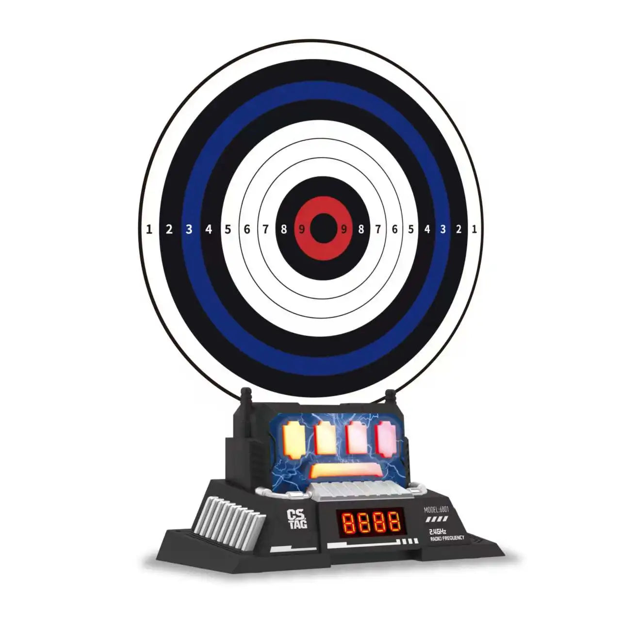 CSTAG Ai Intelligent Target Shooting Gun Set Toy Pistol Scoring Game Indoor Outdoor Battle Sports Game Toy Gift For Kids