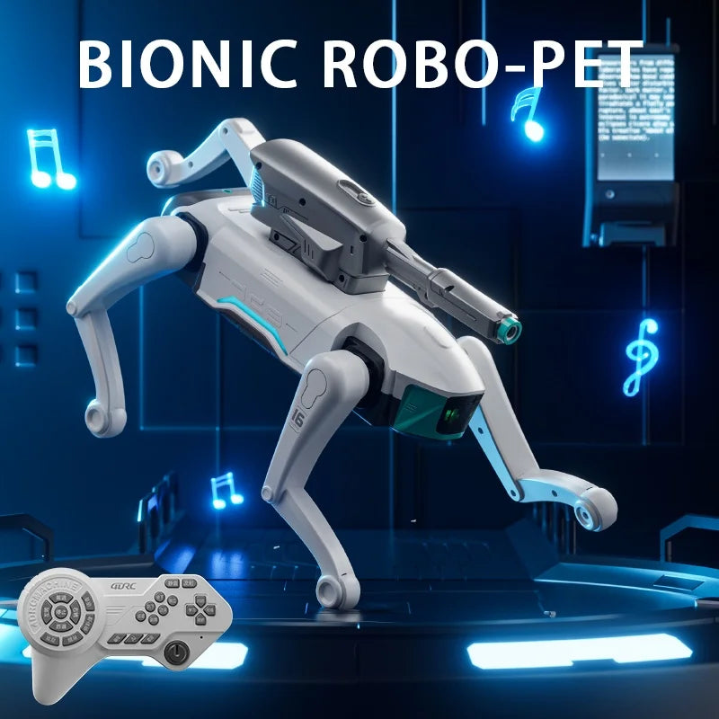 New Y16 Intelligent AI RC Robot Dog Voice Dialogue APP Remote Control Programming Singing Dancing Machine Dog Kids Gifts Toys