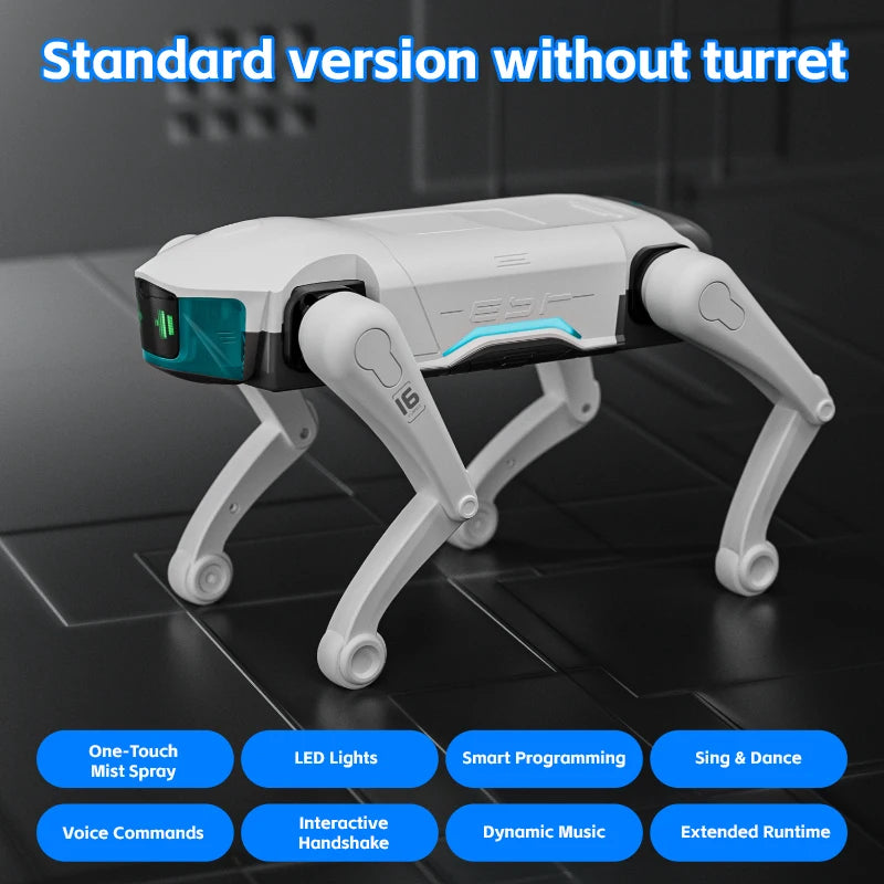 New Y16 Intelligent AI RC Robot Dog Voice Dialogue APP Remote Control Programming Singing Dancing Machine Dog Kids Gifts Toys