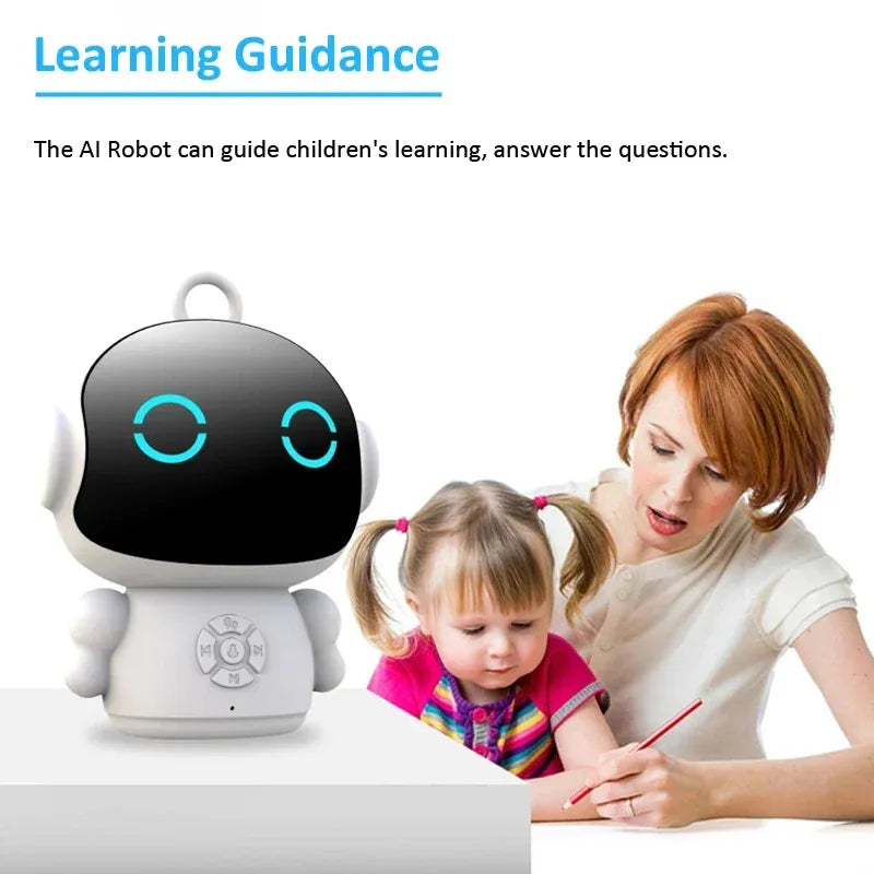 Smart AI Robot WiFi Early Education Toys for Children Speech Recognition & Voice Interactive Educational Learning Machine